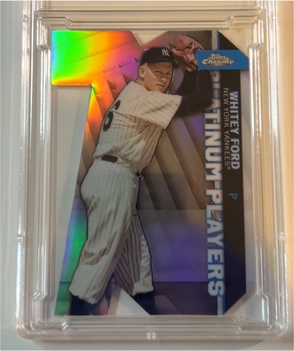 2021 Topps Chrome Update Platinum Players Die-Cut #CPDC-61 Whitey Ford — front
