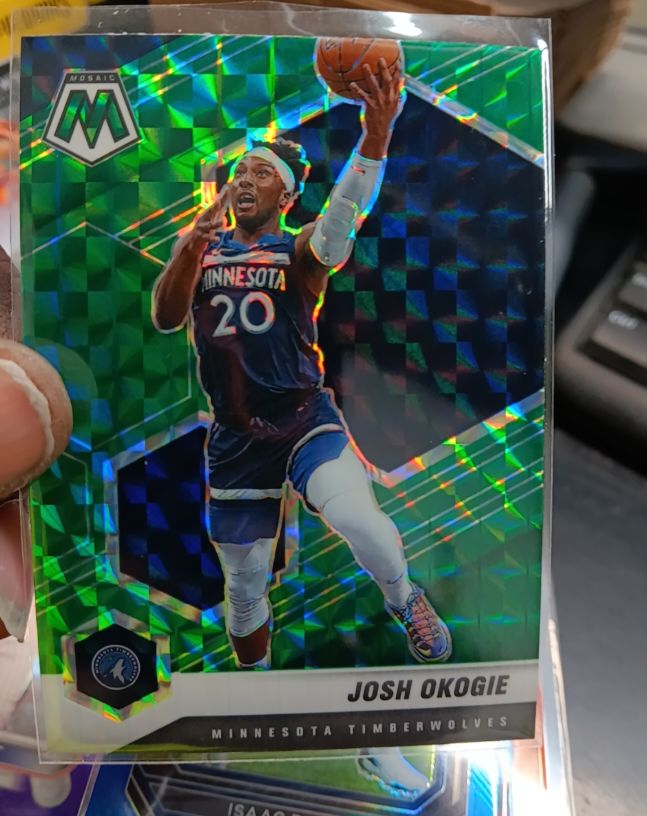 2020-21 Panini Mosaic #12 Josh Okogie — front