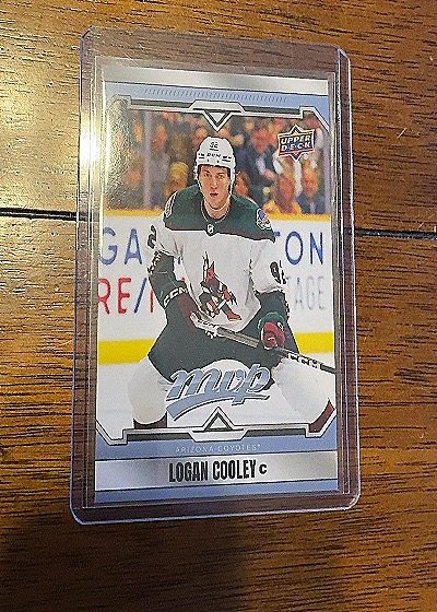 2024-25 Upper Deck MVP Silver Script #38 Logan Cooley — front
