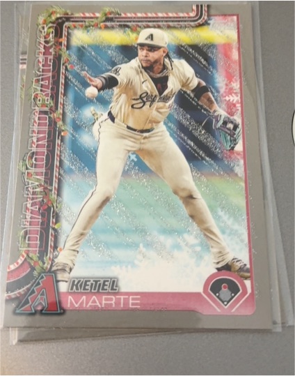 2025 Topps Holiday #H43 Ketel Marte — front