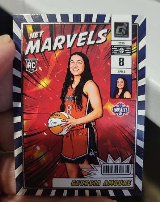 2025 Donruss WNBA #17 Georgia Amoore Net Marvels — front