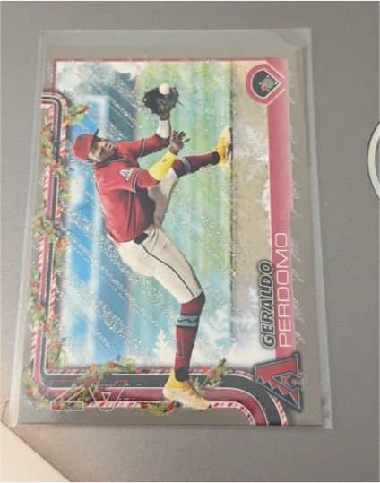 2025 Topps Holiday #H93 Geraldo Perdomo — front