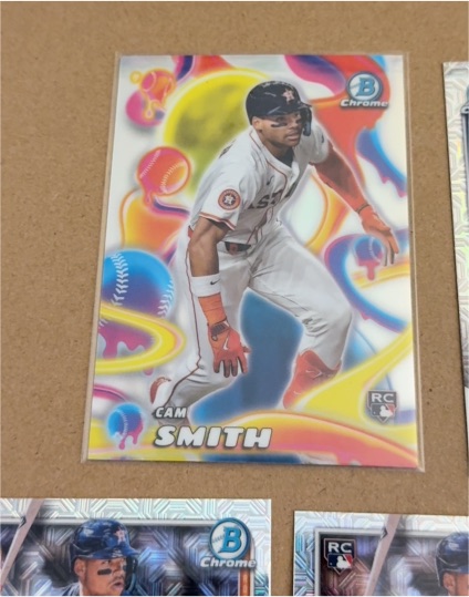 2025 Bowman Chrome #MM-22 Cam Smith Melt Mashers Rookie — front