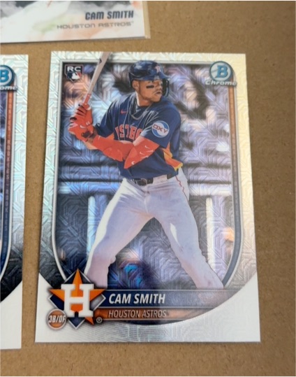 2025 Bowman Chrome #77 Cam Smith — front