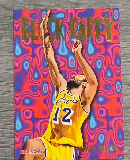 1995-96 SkyBox NBA Hoops #5 Vlade Divac Block Party — front