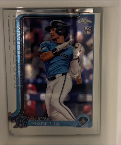 2025 Topps Chrome #76 Javier Sanoja — front