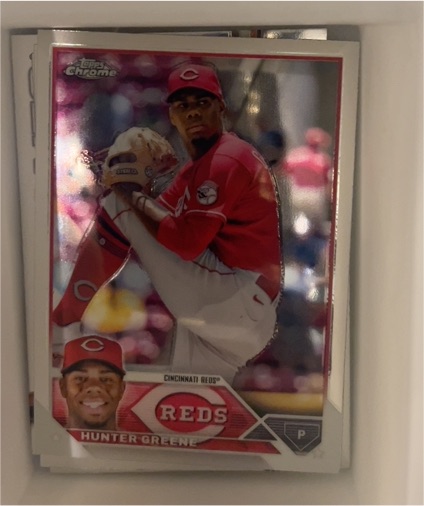 2023 Topps Chrome #40 Hunter Greene — front