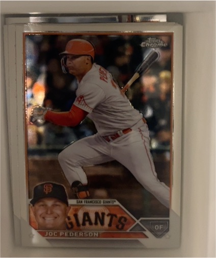 2023 Topps Chrome #31 Joc Pederson — front