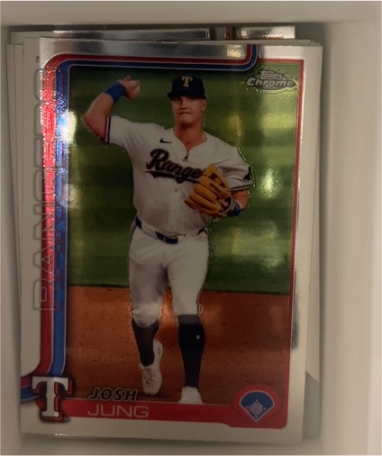 2025 Topps Chrome #220 Josh Jung — front