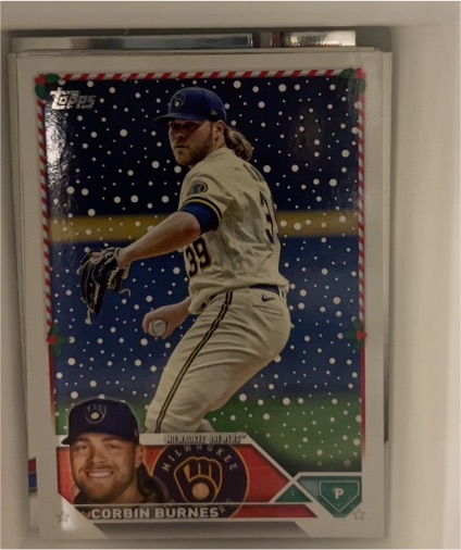 2023 Topps Holiday #H112 Corbin Burnes — front