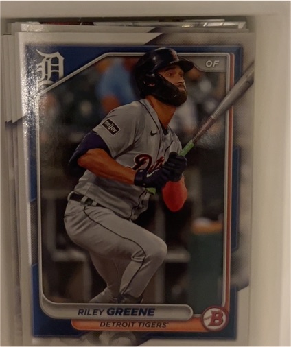 2024 Bowman #16 Riley Greene — front