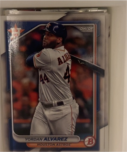 2024 Bowman #53 Yordan Alvarez — front