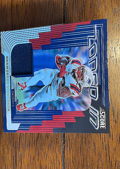 2025 Panini Score Zoned In #ZON-RSN Rhamondre Stevenson — front