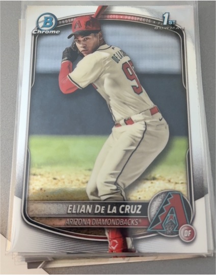2025 Bowman Chrome #BCP-249 Elian De La Cruz — front