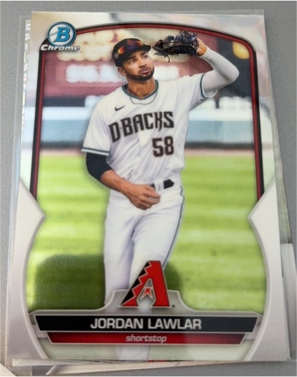 2023 Bowman Chrome Prospects #BCP-92 Jordan Lawlar — front