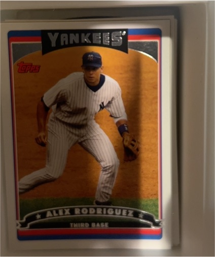 2006 Topps #1 Alex Rodriguez — front