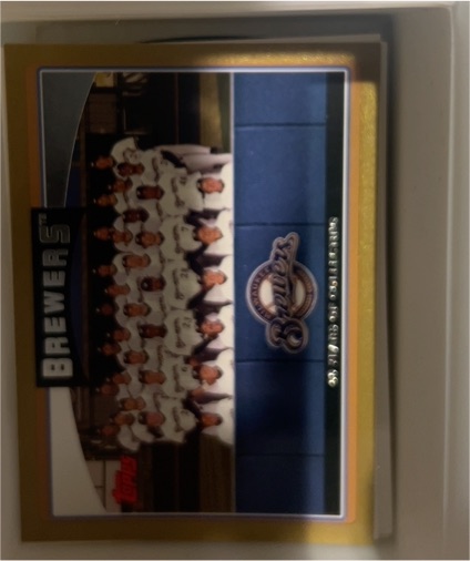 2006 Topps #281 Milwaukee Brewers — front