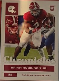 2022 Panini Chronicles Draft Picks #25 Brian Robinson Jr. — front