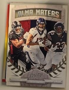 2024 Panini Prestige Alma Maters #17 Jaylen Waddle, Devonta Smith, Calvin Ridley — front