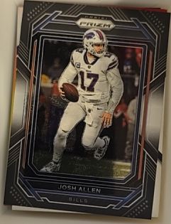 2022 Panini Chronicles Prizm Black #PB-4 Josh Allen — front