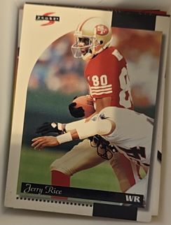 1996 Score #42 Jerry Rice — front
