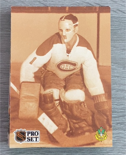 1991-92 Pro Set #341 Jacques Plante — front