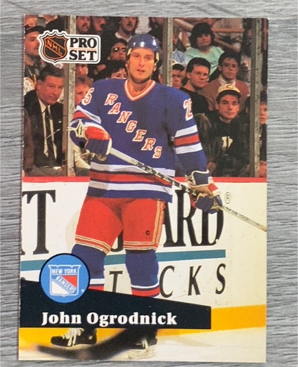 1991-92 Pro Set #169 John Ogrodnick — front