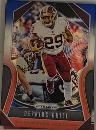 2019 Panini Prizm Red White and Blue #63 Derrius Guice — front