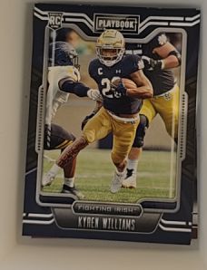 2022 Panini Chronicles Draft Picks Playbook #9 Kyren Williams RC — front