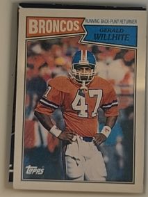 1987 Topps #32 Gerald Willhite — front