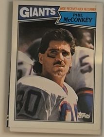 1987 Topps #16 Phil McConkey New York Giants — front