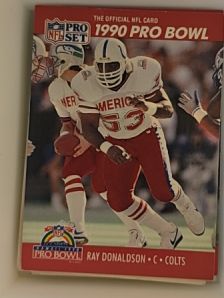 1990 Pro Set #339 Ray Donaldson — front