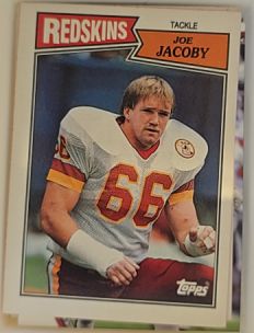 1987 Topps #72 Joe Jacoby — front