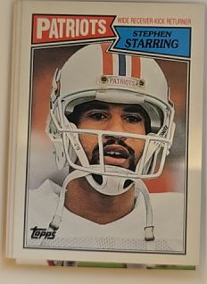 1987 Topps #103 Stephen Starring New England Patriots — front