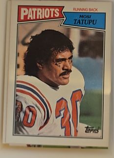 1987 Topps #100 Mosi Tatupu — front