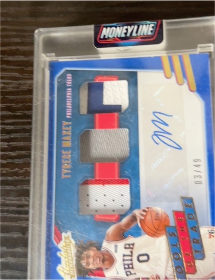 2020-21 Panini Absolute Tools of the Trade #TT3-MAX Tyrese Maxey — front