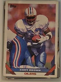 1993 Topps #619 Gary Brown — front