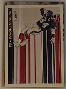 1992 Fleer #476 Thurman Thomas — front