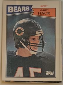 1987 Topps #62 Gary Fencik — front