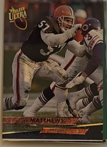 1993 Fleer Ultra #181 Bryant Matthews — front