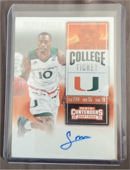 2016 Panini Contenders Draft Picks #172 Sheldon McClellan — front