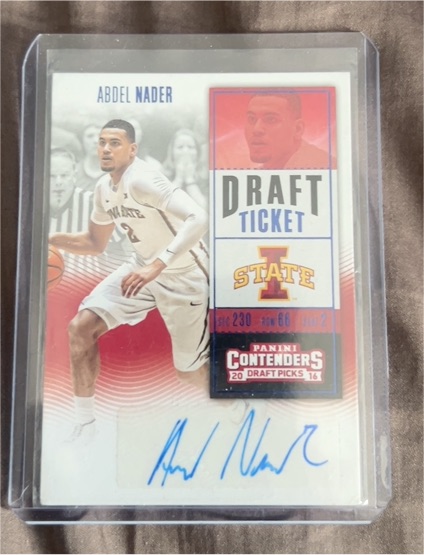 2016-17 Panini Contenders Draft Picks #178 Abdel Nader — front