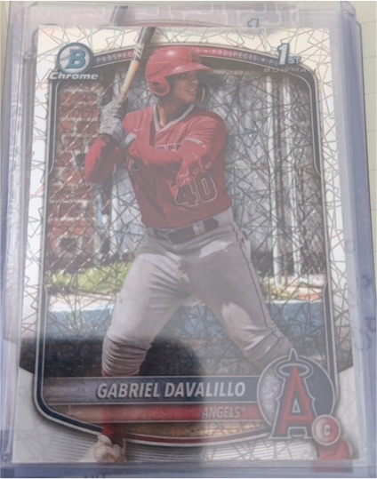 2025 Bowman Chrome Prospects #BCP-178 Gabriel Davalillo — front