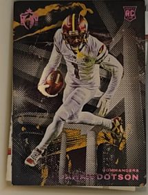 2022 Panini Chronicles #GK-9 Jahan Dotson Gridiron Kings — front