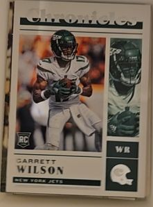 2022 Panini Chronicles #43 Garrett Wilson Rookie — front