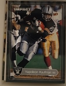2000 Fleer Impact #126 Napoleon Kaufman — front