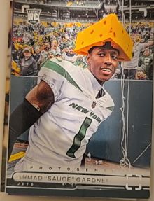 2022 Panini Chronicles #PH-33 Ahmad "Sauce" Gardner Photogenic — front