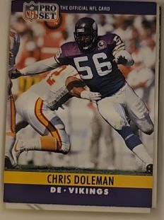 1990 Pro Set #188 Chris Doleman Minnesota Vikings — front