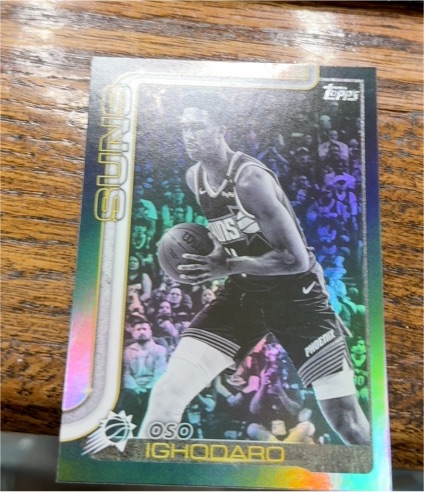 2025-26 Topps Black Friday Blackout #160 Oso Ighodaro — front