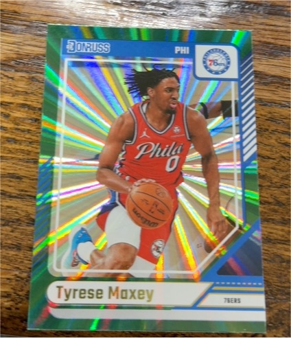 2024-25 Panini Donruss #192 Tyrese Maxey — front